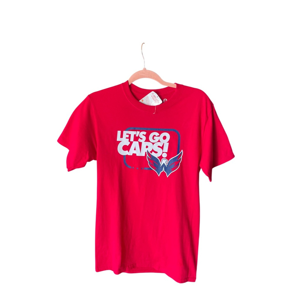 Washington Capitals Let’s Go Caps T-Shirt NHL NWT Small (S) Custom Ink